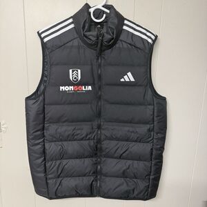 Adidas Fulham FC Padded Travel Gilet JJ1203 Essential Down Vest Jacket Men L NWT